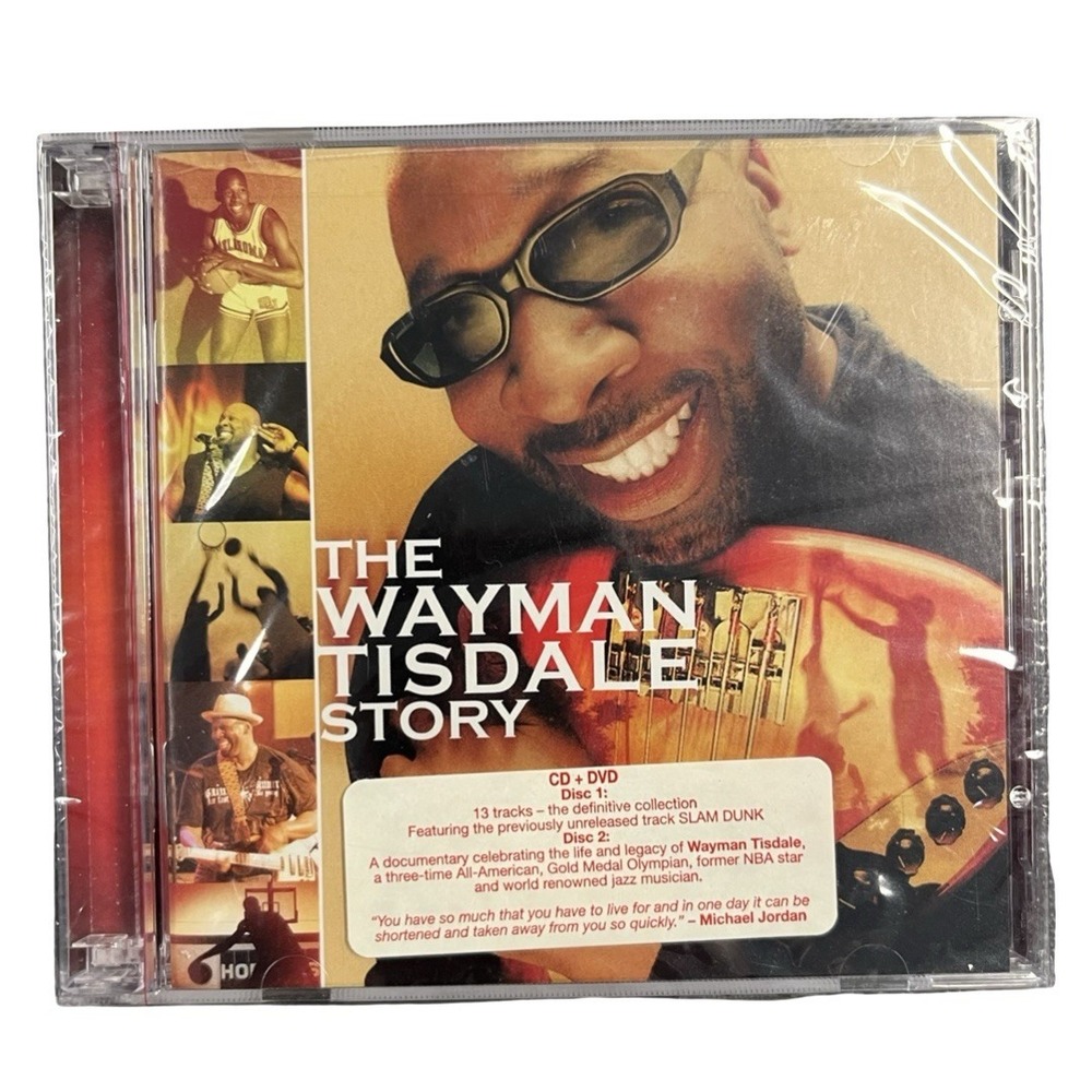 Wayman Tisdale The Wayman Tisdale Story (CD) Album with DVD BRAND NEW SEALED